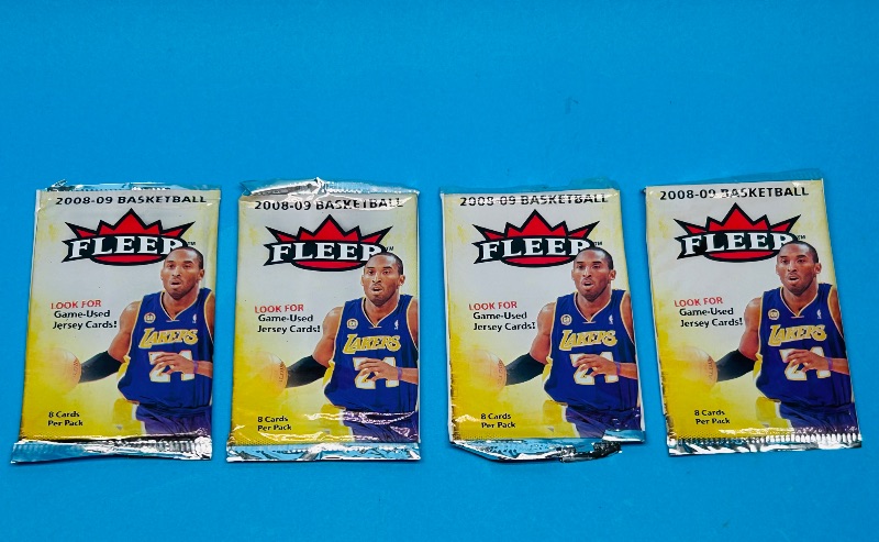 View 2 of 026198…EMPTY-Fleer basketball Kobe Bryant covers - empty foil packs-empty!
