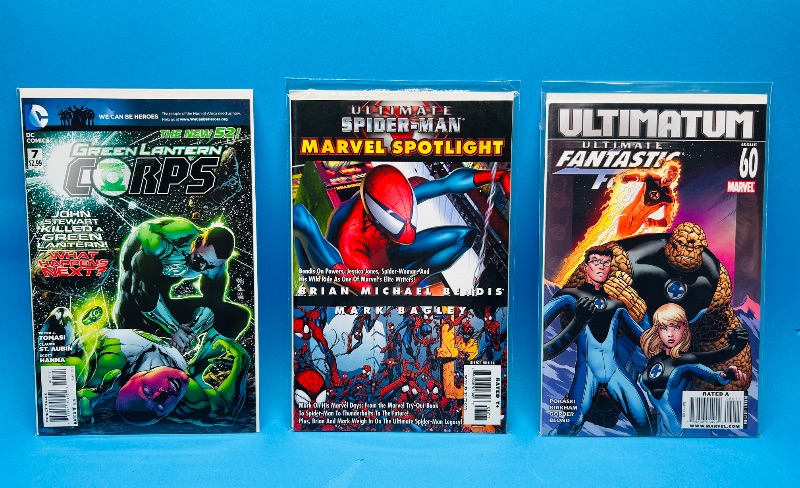 Photo 1 of 026224…3 comics in plastic sleeves 