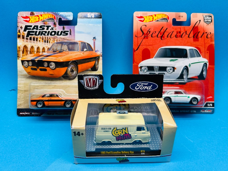 Photo 1 of 026238…3 die cast cars 
