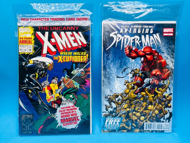 Photo 1 of 026246…sealed- 2 sealed Marvel comics in sleeves 