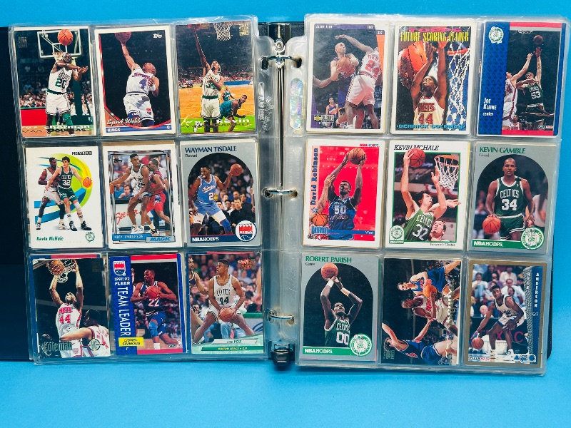 Photo 1 of 026254… final sale-270 mixed basketball cards-no return/refund- in binder