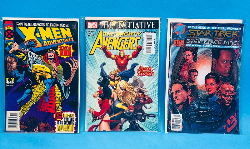 View 1 of 026261…comics all #1’s in plastic sleeves
