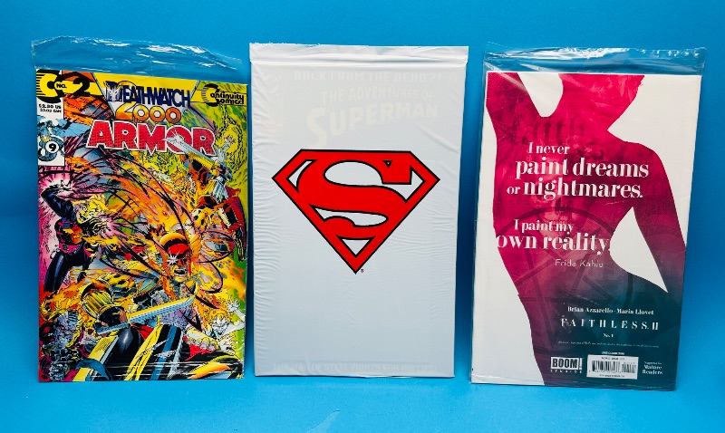 Photo 1 of 026294…SEALED comics in plastic sleeves 