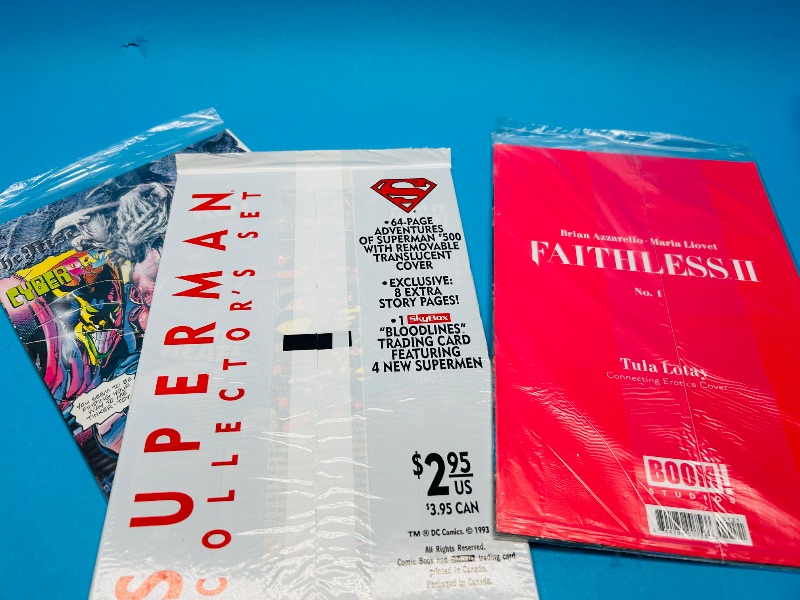 Photo 1 of 026294…SEALED comics in plastic sleeves 