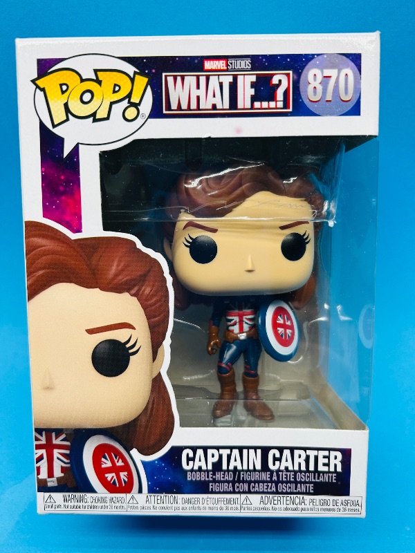 Photo 1 of 026342…Funko pop Captain Carter bobblehead figure 