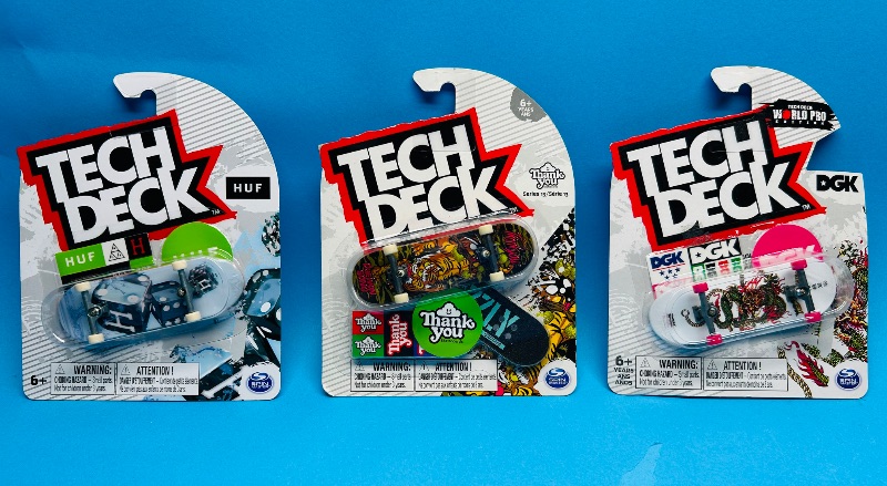 Photo 1 of 026347…3 Tech Deck fingerboards 