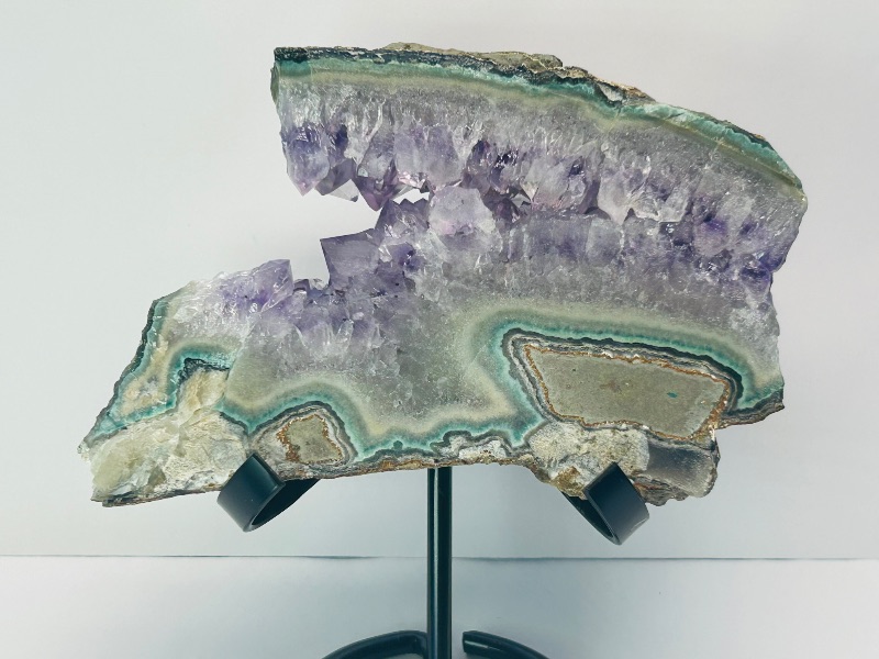 Photo 1 of 026813…5” amethyst crystal rock with stand