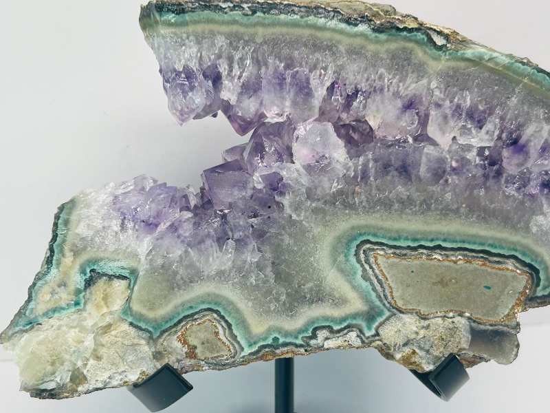 Photo 1 of 026813…5” amethyst crystal rock with stand