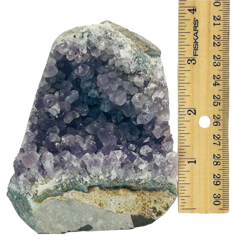 View 1 of 026951…3.5” amethyst crystal rock