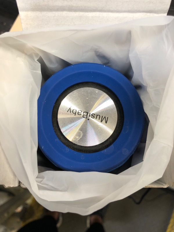 Photo 1 of Bluetooth Speaker,MusiBaby Wireless,Waterproof,Outdoor,Portable Speaker,Dual Pairing,Loud Stereo,Booming Bass,24H Playtime Wireless Speakers for Home,iPhone,Party,Gifts(Blue)