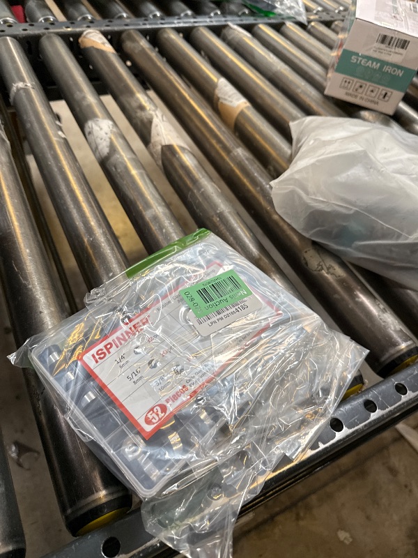 Photo 1 of ISPINNER 52pcs Cable Clamps Assortment Kit, 304 Stainless Steel Rubber Cushion Pipe Clamps in 6 Sizes 1/4" 5/16" 3/8" 1/2" 5/8" 3/4"