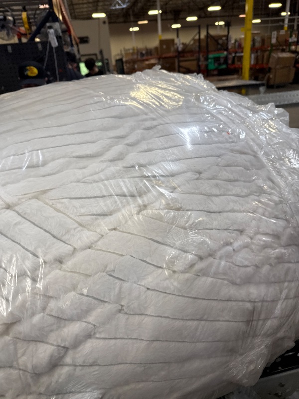 Photo 1 of MAXYOYO Bean Bag Chair for Adults, Large 5 ft Bean Bag Chair with Foam Filling, Ultra Soft Fur Lazy Sofa for Living Room Bedroom, Machine Washable Cover
