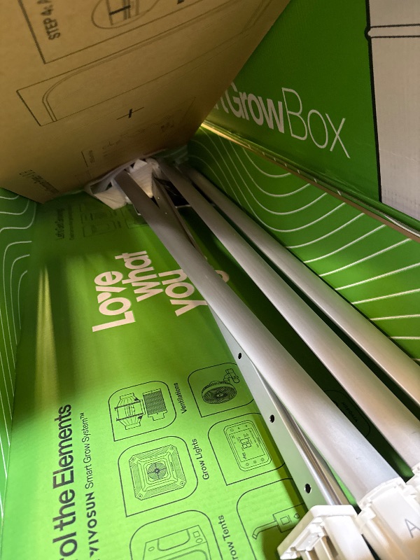 Photo 1 of VGrow All-in-One Smart Grow Box, Professional System with Samsung LM301H EVO Grow Light, Advanced Circulation & Ventilation System, Irrigation, Nutrient, Magnetic Window for Indoor Hydroponics