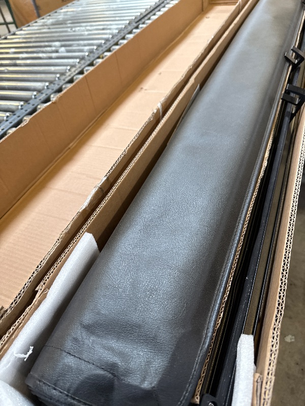 Photo 1 of Soft Roll-up Truck Bed Tonneau Cover for 2019-2024 Chevy Silverado 1500 & GMC Sierra 1500, Fleetside 5.8 ft 69.6 in Bed
