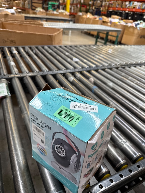 Photo 1 of Joyfuture Bubble Machine - Automatic Bubbles Blower for Kids, Toddlers - 360° Oscillation & 75° Adjustment, Bubble Toys with LED Light - Gifts for Boys, Girls, Easter, Outdoor, Birthday, Party Use