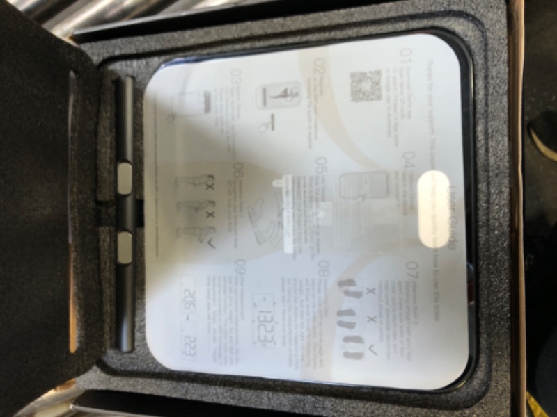 Photo 1 of Posture Scale for Body Weight and Fat Percentage, 8 Electrodes Larger Platform Digital Scale for BMI 28 Body Composition Measurement, Bathroom Smart Scales with LED Display FSA or HSA Eligible