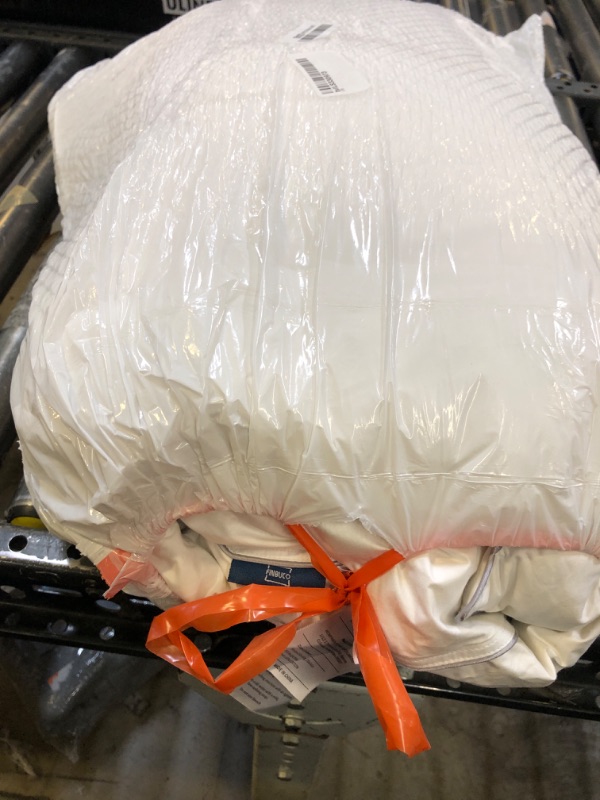 Photo 1 of Natural Goose Down Pillows: Luxury Hotel Bed Pillow with 750 Fill Power, White Goose Down Sleeping Pillow with Pillowcase, Soft Pillow for Back, Side, Stomach Sleepers - 1 Pack, Standard (20" x 26")