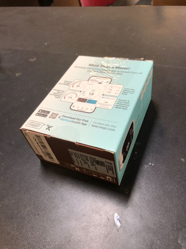 Photo 1 of KETO-MOJO GK+ Bluetooth Glucose & Ketone Testing Kit + Free APP for Ketosis & Diabetes Support. 20 Blood Test Strips (10 Each), Meter, 20 Lancets, Lancing Device, and Control Solutions