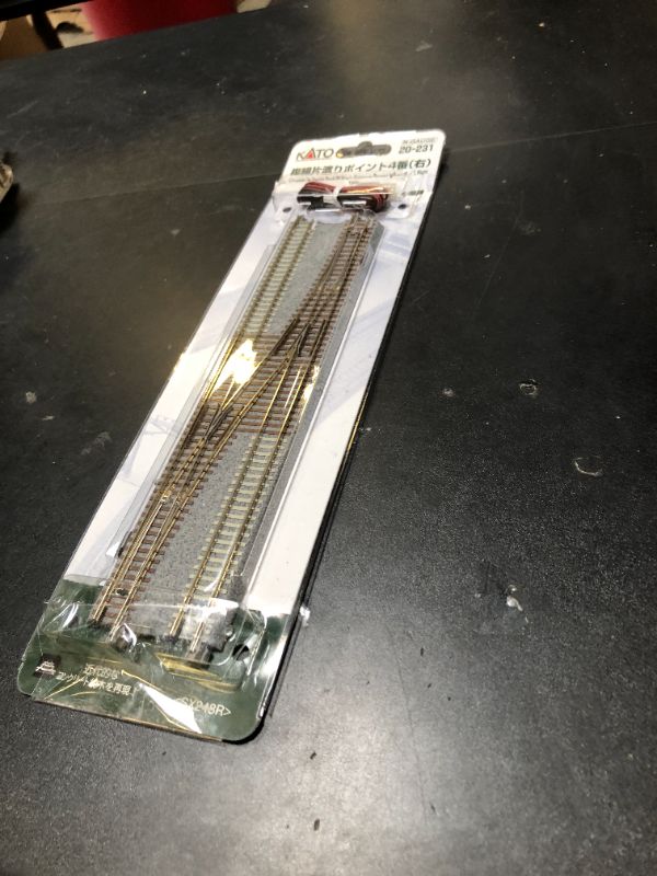 Photo 1 of Kato USA Inc. N Double Track Single Right-Hand Crossover KAT20231 N Track