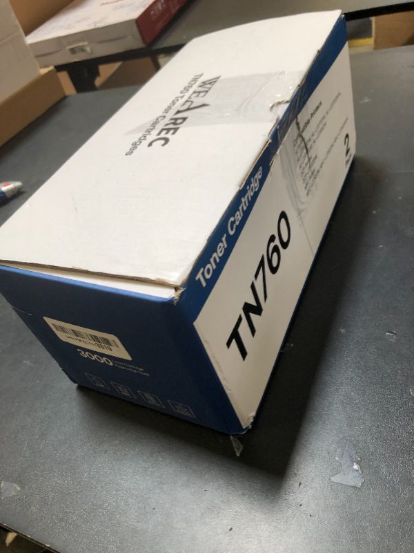 Photo 1 of TN760 Toner Cartridges Replacement for Brother Toner TN-730/TN-760 Compatible HL-L2350DW MFC-L2710DW MFC-L2750DW HL-L2395DW HL-L2370DW DCP-L2550DW HL-L2390DW (Black, 2 Pack)