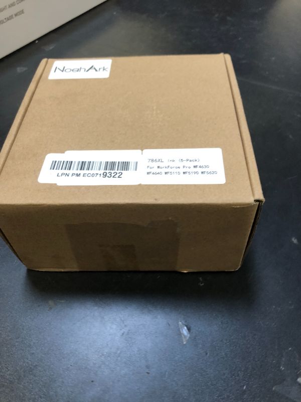 Photo 1 of NoahArk 5 Packs 786XL Remanufactured Ink Cartridge Replacement for Epson 786 T786XL High Yeild for Workforce Pro WF-4630 WF-4640 WF-5110 WF-5190 WF-5620 WF-5690 Printer (2Black, Cyan, Magenta, Yellow) PACKAGING MAY VARY
