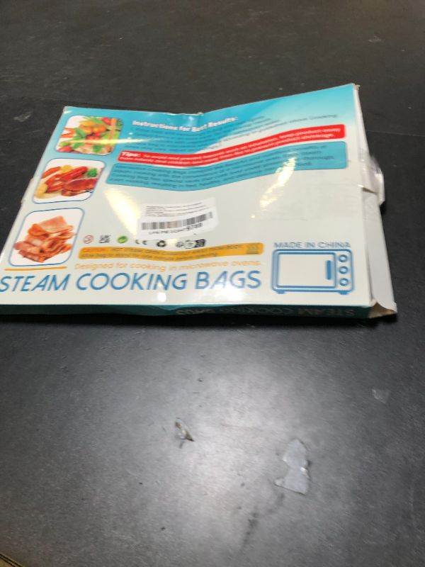 Photo 1 of 20 Pcs Microwave Steam Bags Zipper Steame Cooking Bags for Vegetables Potatoes Seafood Meat Veggie Frozen Food
