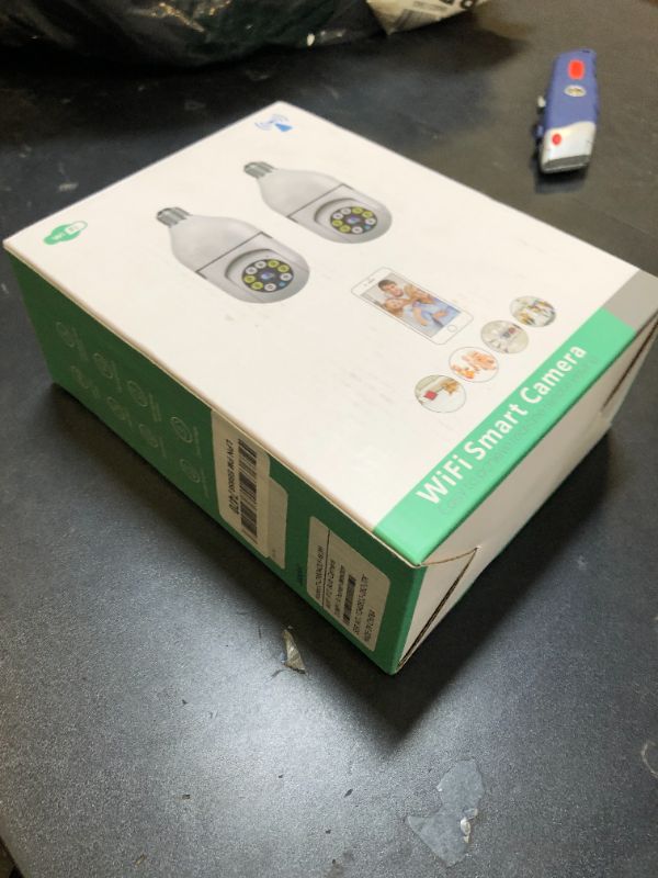 Photo 1 of JWQPO Light Bulb Security Camera,2K Bulb Security Camera 5G/2.4GHz,Security Cameras Wireless Outdoor with Human Detection,Motion Detection,Color Night Vision Cameras for Home Security Easy to Install
