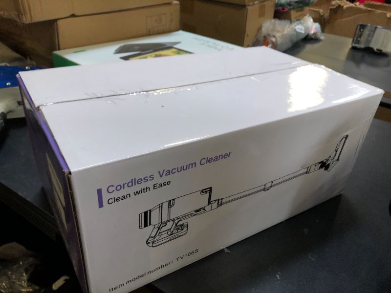 Photo 1 of Cordless Stick Vacuum Cleaner for Home: Power Suction Vacuum Tangle-Free Lightweight Design & 2600mAh Detachable Battery Up to 50mins Runtime for Pet Hair Carpet Hardwood Floor