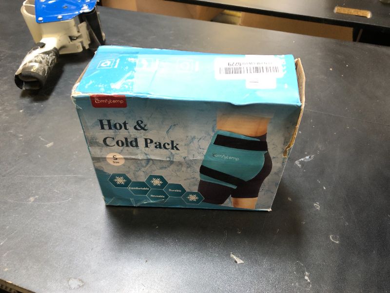 Photo 1 of Comfytemp Large Hip Ice Pack Wrap for Sciatica, Hip Replacement, Fracture, Pain Relief, Reusable Gel Ice Pack for Injuries, Cold Compression Physical Therapy Recovery Gifts (S)