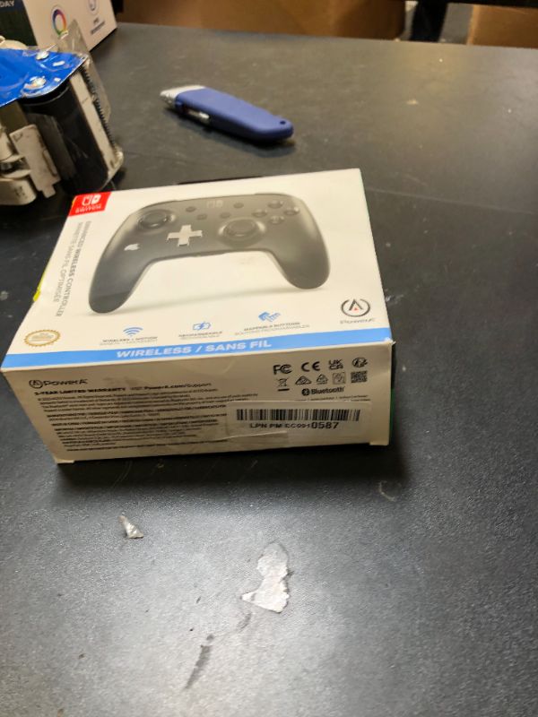 Photo 1 of PowerA Enhanced Nintendo Switch Controller Wireless - Black, Rechargeable Pro Controller for Switch, Immersive Motion Control and Advanced Gaming Buttons