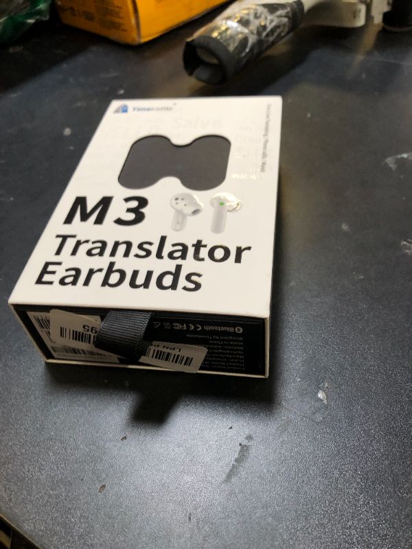 Photo 1 of Timekettle M3 Language Translator Earbuds, Two-Way Translator Device with APP for 40 Languages and 13 Offline Translation Packs, Fast Reaction with Revolutionary Al Semantic Tech (Offline Version)
