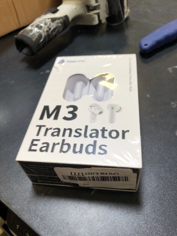 Photo 1 of Timekettle M3 Language Translator Earbuds, Two-Way Translator Device with APP for 40 Languages and 13 Offline Translation Packs, Fast Reaction with Revolutionary Al Semantic Tech (Offline Version)