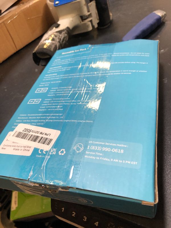 Photo 1 of Comfytemp Ankle Ice Pack Wrap for Swelling, Plantar Fasciitis, Foot Pain Relief, FSA HSA Eligible, Gel Packs for Injuries Reusable, Hot Cold Compression for Achilles Tendonitis, Sprain Ankles, 2 Packs