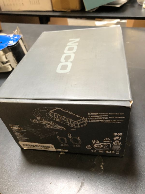 Photo 1 of NOCO Boost X GBX75: 2500A UltraSafe Jump Starter – 12V Lithium Battery Booster Pack, Portable Jump Box, Power Bank & Jumper Cables - for 6.5L Gas and 4.0L Diesel Engines