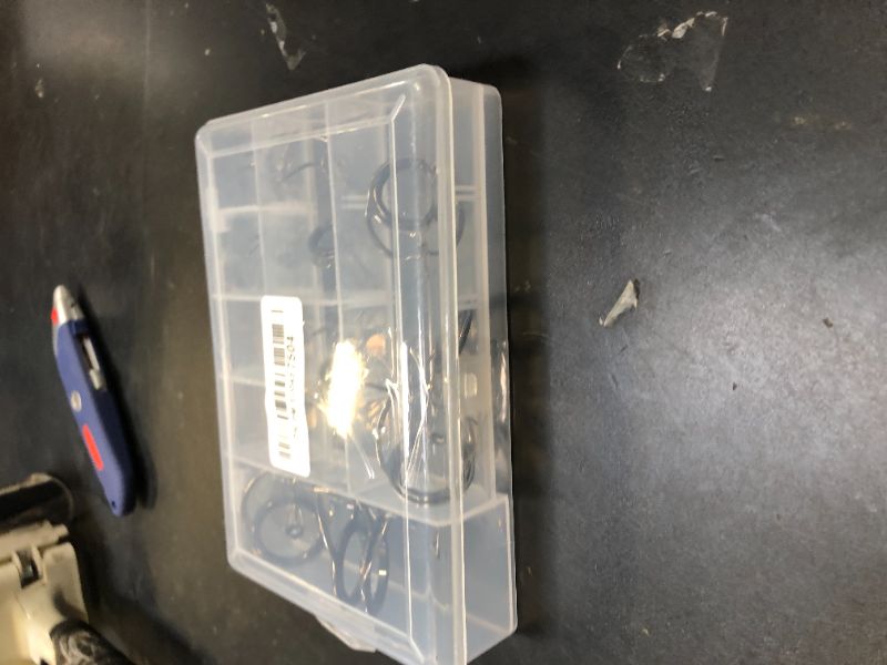 Photo 1 of 45pcs/Box Fishing Rod Repair Kit, Rod Tips and Guides Replacement, Ceramic Guide Ring Fishing Pole Tip Fishing Rod Eyes Guides