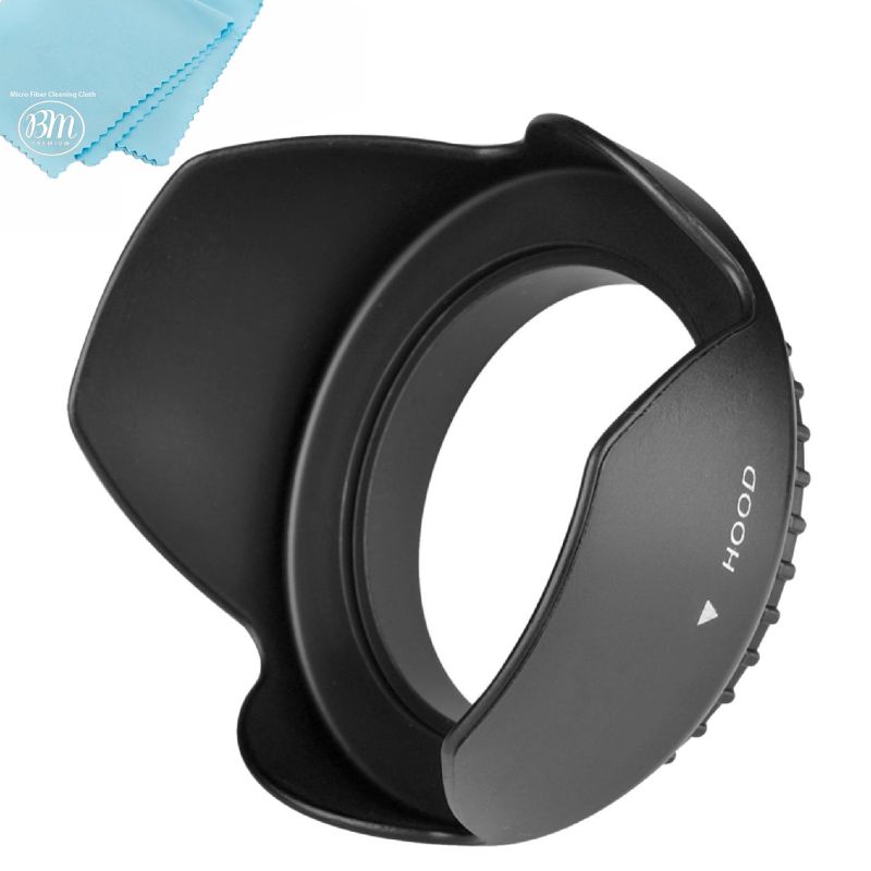 Photo 1 of 55mm Digital Tulip Flower Lens Hood for Sony Alpha a7, Alpha a7 II, Alpha a7 III Camera with 28-70mm Lens, a6600 Camera with 18-135mm Lens