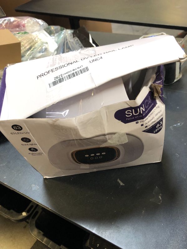 Photo 1 of MIRAGE LAYON UV Nail Lamp - Fast Drying, Powerful & Efficient LED Nail Lamp with 4 Timing Settings & Infrared Automatic Sensor Professional UV Light for Home Salon Nail Art Tools