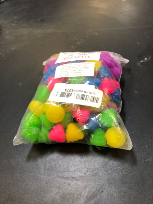 Photo 1 of WinnerWhy 100 Pcs Unicorn Poop Toys Unicorn Party Favors Mini Glitter Poop Small Fake Shimmering Rainbow Rubber Toys for Prank Hide Seek Goodie Bags Piñata Party Stuffers Supplies Gifts Fillers