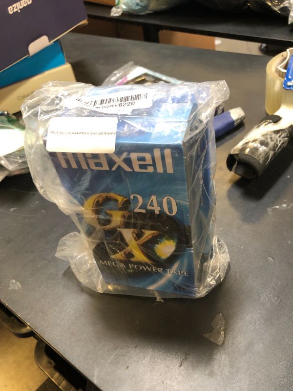 Photo 1 of Maxell VHS Blank 3-Pack Standard Grade T-120 6 Hour EP Mode /246m