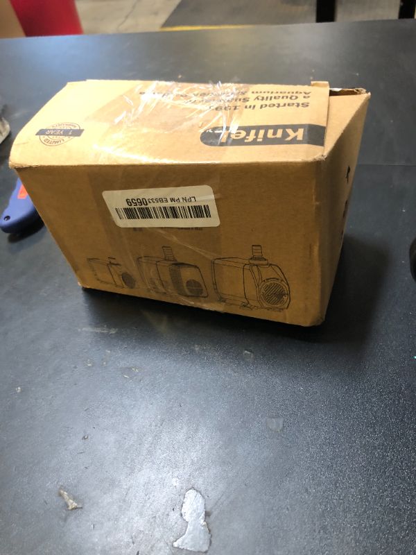 Photo 1 of Knifel 880GPH Submersible Water Pump - Fountain pumps with Auto Shut Off, Adjustable Flow & Ultra-Quiet for Fountains, Ponds, Aquariums, Fish Tank, and More