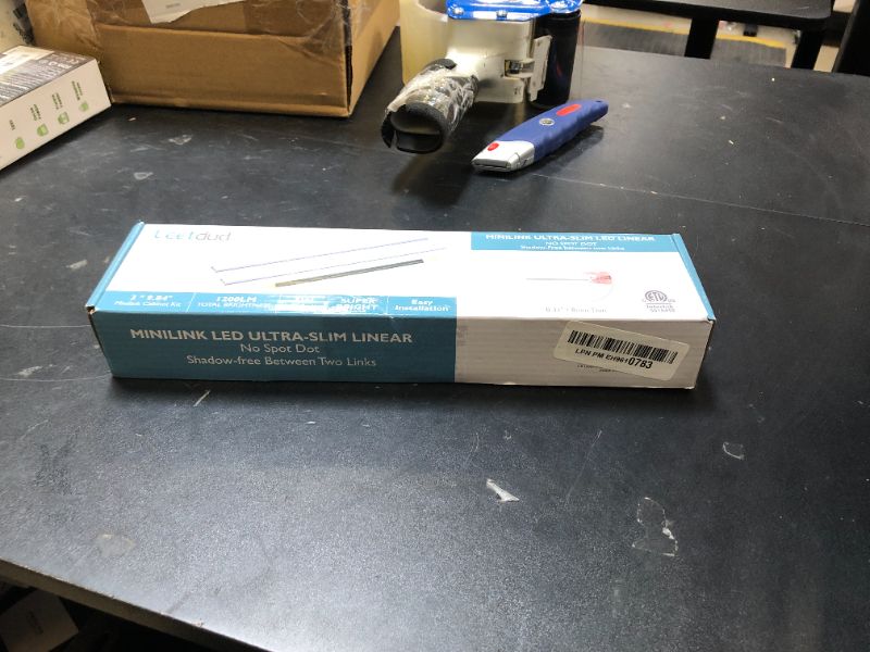 Photo 1 of Leetdud Under Cabinet Lights Plug in 10 Inch 2 Pcs +1 Extra Backup Unit - 10W Ultra Thin 4000k 800LM Under Counter Lighting, Easy Installation LED Light Bar for Kitchen, Sink, Workbench, Countertop