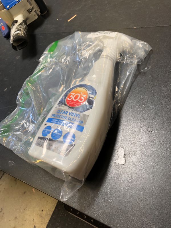 Photo 1 of 303 Products Marine Clear Protective Cleaner - Cleans and Protects Vinyl and Plastics, Provides Superior UV Protection, Prevents Yellowing and Cracking, 32oz (30215)