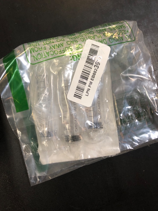 Photo 1 of 10ml Syringe for Liquid, Oral, Scientific Labs, Measurement, Dispensing, with Cap- 3 Pack