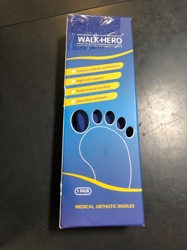 Photo 1 of Plantar Fasciitis Feet Insoles Arch Supports Orthotics Inserts Relieve Flat Feet, High Arch (Mens 5-5 1/2 | Womens 7-7 1/2)