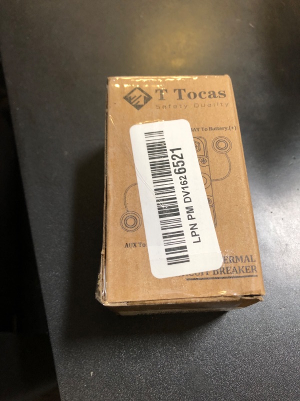 Photo 1 of T Tocas Hi-Amp 3/8" Studs 300 Amp Circuit Breaker with Manual Reset Switchable for Car Audio Solar Battery System UL Certified,12V - 48V DC, Waterproof (300A)