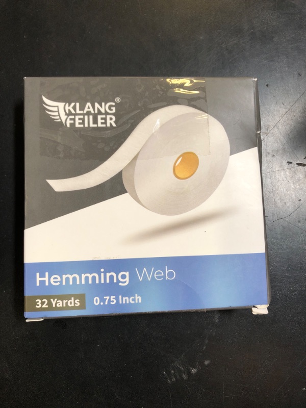 Photo 1 of Klangfeiler® Hemming Tape - 3/4 INCH x 32 Yards - Extra Strong - Iron-On Hem Tape Adhesive