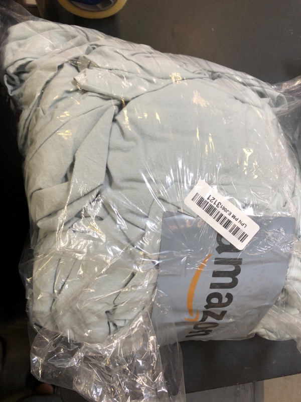 Photo 1 of Bedsure 100% Stone Washed Cotton Duvet Cover Queen - Cornflower Blue Minimalist Duvet Cover Linen Like - GentleSoft™ Plain Simple Bedding Set with 2 Pillow Shams (Cornflower Blue, Queen, 90"x90")