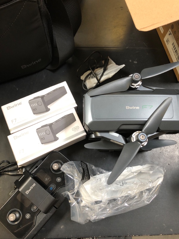 Photo 1 of Bwine F7 GPS Drones with Camera for Adults 4K Night Vision, 3-Axis Gimbal, 2Mile Long Range, 75Mins Flight Time Professional Drone with 3 Battery, Auto Return+Follow Me+Fly Around+Beginner Mode