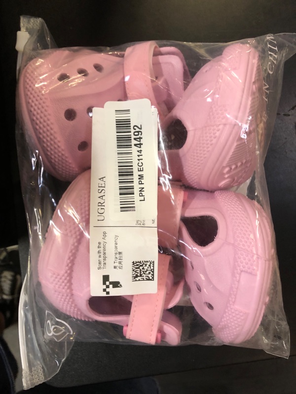 Photo 1 of Dog Shoes for Hot Pavement,Non-Slip Waterproof Breathable Easy to Clean Put On and Take Off Dog Boots,Paw Protector for Hot Summer Roads Winter Snow (Pink, Size 8:(3.15"x2.56")(L*W))