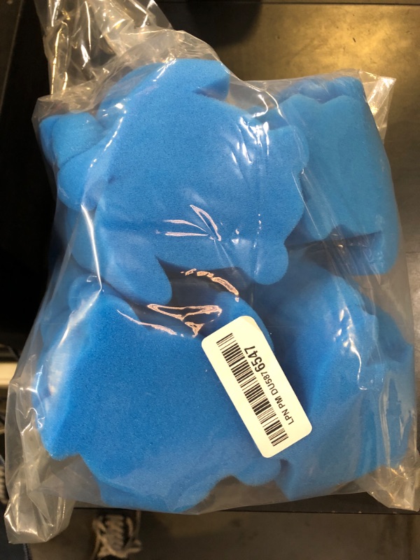 Photo 1 of Chuangdi 24 Pieces Hot Tub Sponge, Turtle Oil Scum Absorbing Absorber for Spa and Swimming Pool (Blue)